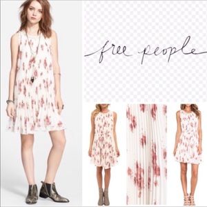 White floral free people dress